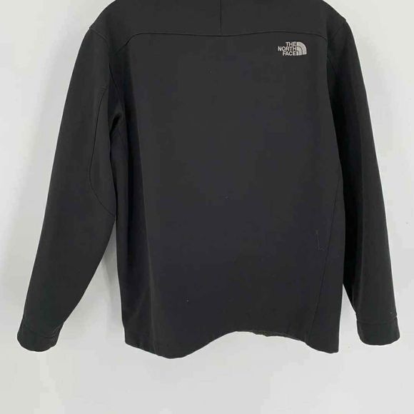 The North Face Boys Black Bionic Apex Pockets Fleece Jacket Coat Large - Picture 2 of 3